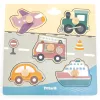 Fogantyús puzzle - járművek (polarB)