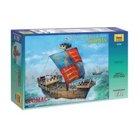 Zvezda English Medieval Ship Thomas 1:72 (9038) makett hajó