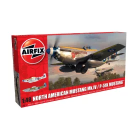   Airfix North American Mustang Mk.IV/P-51K Mustang 1:48 makett repülő (A05137)