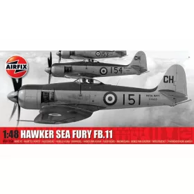   Airfix - Hawker Sea Fury FB.II 1:48 makett repülő (A06105A)