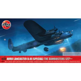   Airfix - Avro Lancaster B.III (SPECIAL) THE DAMBUSTERS 1:72 makett repülő (A09007A)