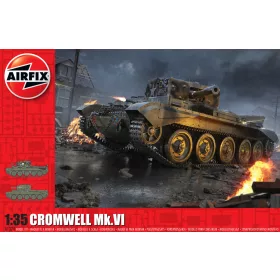  Airfix Cruiser Mk.VIII A27M Cromwell Mk.VI 1:35 makett harcjármű (A1374)