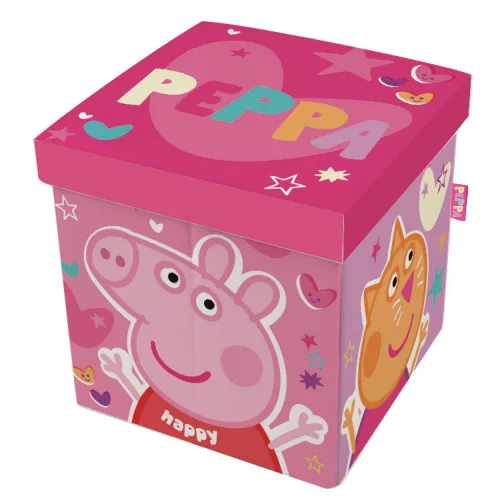 Peppa malac Happy játéktároló 30×30×30 cm