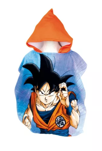 Dragon Ball Son Goku strand törölköző poncsó 55x110cm (Fast Dry)