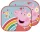Peppa malac Rainbow napellenző ablakra 2 db-os