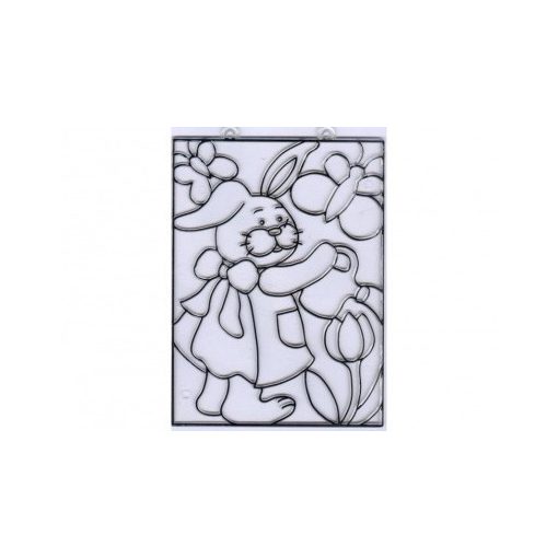 Kifesthető kép nyuszi kannával