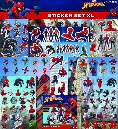 Spiderman, Pókember matrica szett XL +/- 500 db