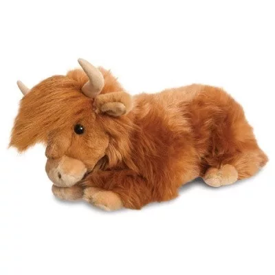 Aurora Luxe Boutique Bruce skót felföldi tehén plüssfigura – 41 cm-es prémium extra puha plüss