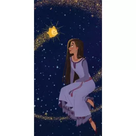   Disney Kívánság Asha fürdőlepedő, strand törölköző 70x140cm