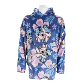   Disney Lilo és Stitch, A csillagkutya Hibiscus belebújós plüss polár takaró, poncsó 7-14 év