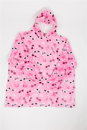 Barbie Glasses felnőtt belebújós plüss polár takaró, poncsó