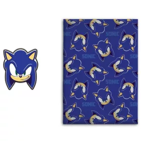   Sonic a sündisznó Spin Dash polár takaró és forma párna szett