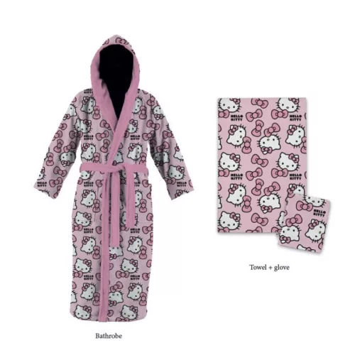 Hello Kitty Bow fürdőszobai szett 3 - 4 év / 98 - 104 cm