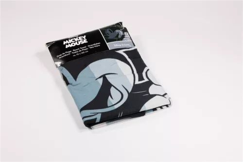 Disney Mickey Black fürdőlepedő, strand törölköző 70x140cm (Fast Dry)