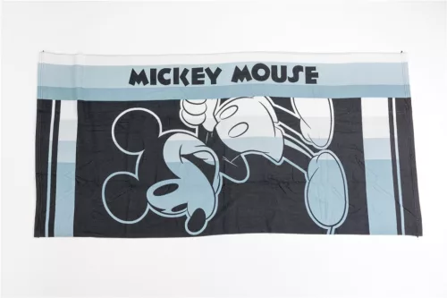 Disney Mickey Black fürdőlepedő, strand törölköző 70x140cm (Fast Dry)