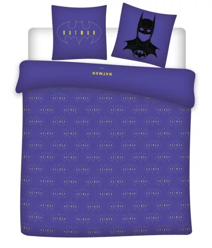 Batman Claim the Night dupla, kétszemélyes ágyneműhuzat 240×220cm, 65x65 cm