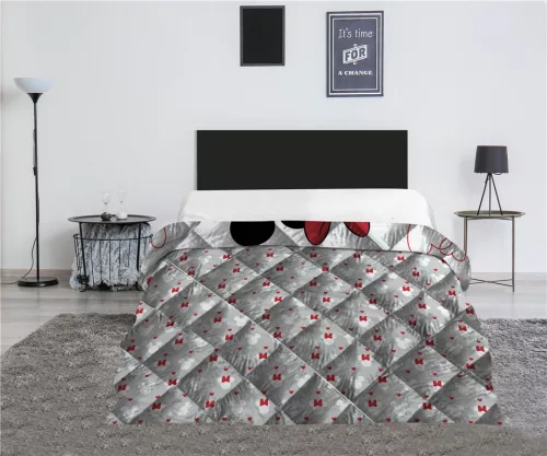 Disney Minnie Mickey Love steppelt ágytakaró, paplan 240x220cm