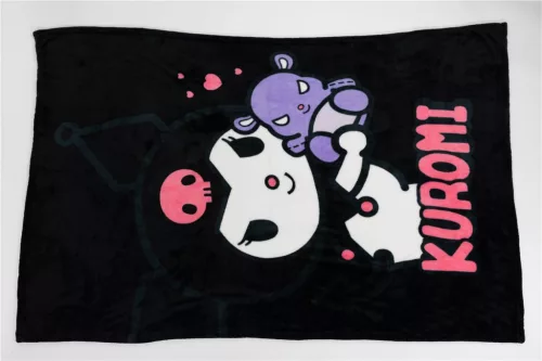 Hello Kitty Kuromi Baku flanel takaró 110x150cm