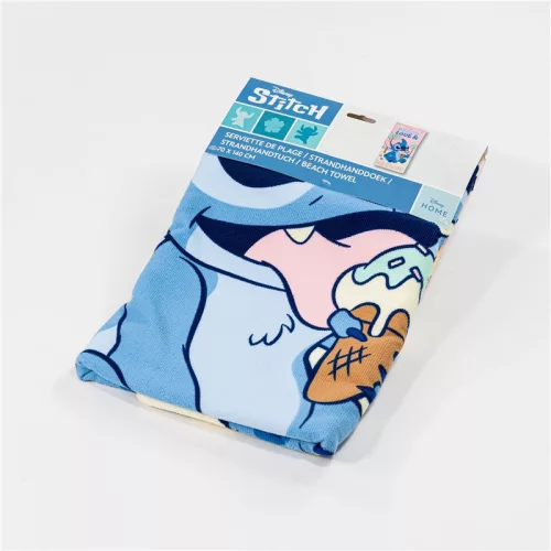 Disney Lilo és Stitch, A csillagkutya Beach Ice Cream fürdőlepedő, strand törölköző 70x140cm (Fast Dry)