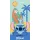 Disney Lilo és Stitch, A csillagkutya Island Day fürdőlepedő, strand törölköző 70x140cm (Fast Dry)