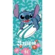 Disney Lilo és Stitch, A csillagkutya Surfing fürdőlepedő, strand törölköző 70x140cm (Fast Dry)