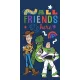 Disney Játékháború Friends Here fürdőlepedő, strand törölköző 70x140cm (Fast Dry)
