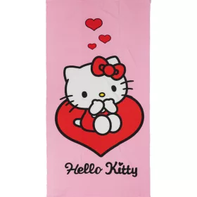   Hello Kitty Love fürdőlepedő, strand törölköző 70x140cm (Fast Dry)