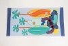Disney Lilo és Stitch, A csillagkutya Surf Paradise fürdőlepedő, strand törölköző 70x140cm (Fast Dry)