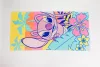 Disney Lilo és Stitch, A csillagkutya Floral Escape fürdőlepedő, strand törölköző 70x140cm (Fast Dry)