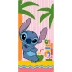 Disney Lilo és Stitch, A csillagkutya Summer Relax fürdőlepedő, strand törölköző 70x140cm (Fast Dry)