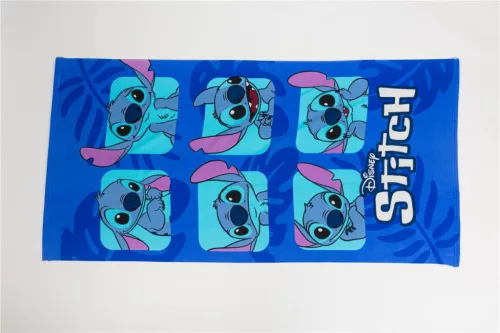 Disney Lilo és Stitch, A csillagkutya Expressions fürdőlepedő, strand törölköző 70x140cm (Fast Dry)