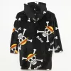 One Piece Skull felnőtt belebújós plüss polár takaró, poncsó