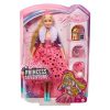 Barbie: Hercegnő kaland - Szőke hajú baba kiskutyával