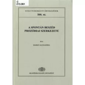 A spontán beszéd prozódiai szerkezete