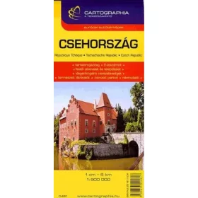 Csehország autótérkép 1:500000