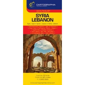 Szíria, Libanon térkép