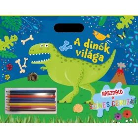 Használd a színes ceruzát - A dinók világa