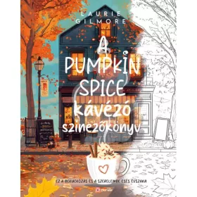 A Pumpkin Spice kávézó színezőkönyv