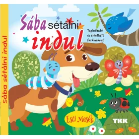 Sába sétálni indul