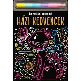Házi kedvencek - Bohókás színező