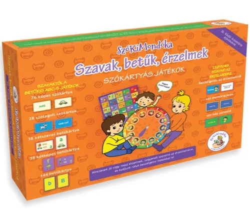 SzóKiMondóka - Szavak, betűk, érzelmek óriás kártyajáték és fejlesztő doboz