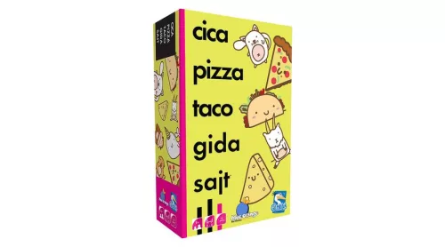 Cica, pizza, taco, gida, sajt társasjáték