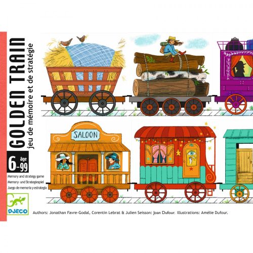 Djeco 5084 Kártyajáték - Arany vonat - Golden Train