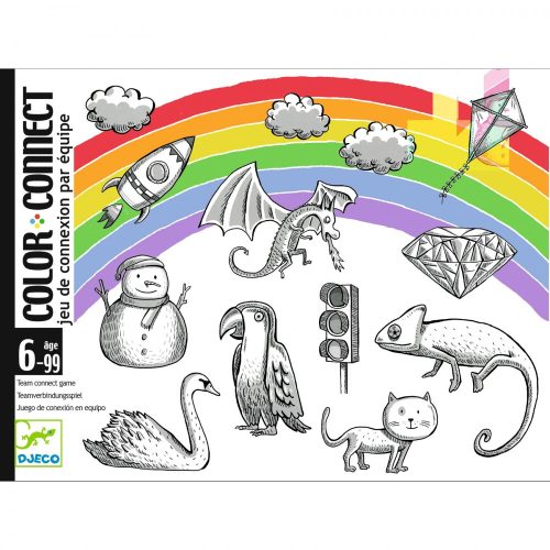 Djeco 5088 Kártyajáték - Színes kapcsolatok! - Color connect
