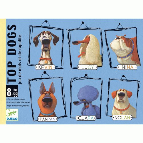 Djeco 5099 Kártyajáték - Nagykutyák - Top Dogs