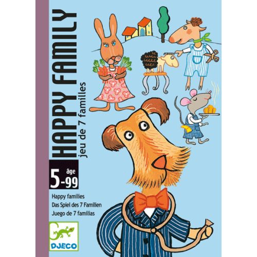 Djeco 5115 Kártyajáték - Boldog család - Happy family