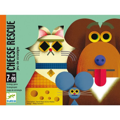 Djeco 5149 Kártyajáték - Sajtmentő - Cheese rescue