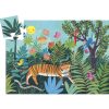 Djeco 7201 Formadobozos puzzle - A tigris sétája - The tiger's walk