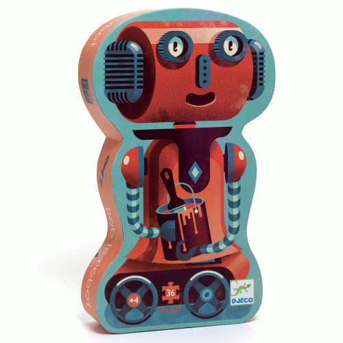 Djeco 7239 Formadobozos puzzle - Bob the robot 36 pcs