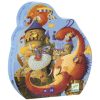 Djeco 7256 Formadobozos puzzle - Vaillant és a sárkány - Vaillant and the dragon